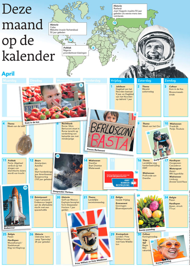 DEZE MAAND OP DE KALENDER