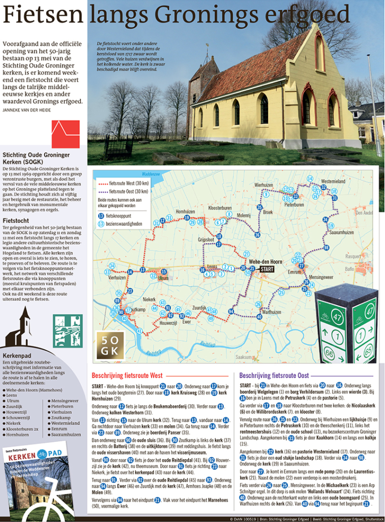 Fietsen langs Gronings erfgoed