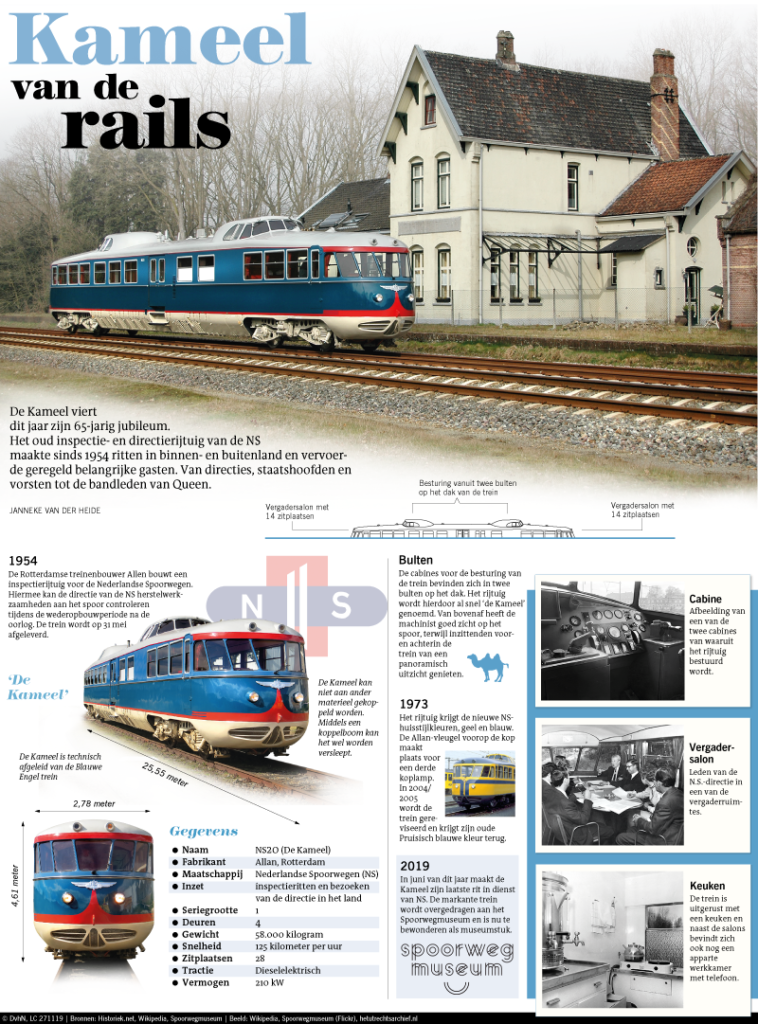 Kameel van de rails